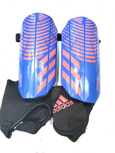 Used Adidas Soccer Shin Guards Junior Navy Blue SM 11860-S000296605
