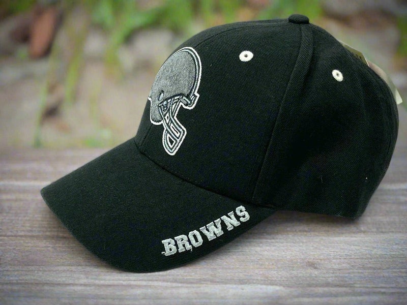 Cleveland Browns Vintage Late '90s NFL Black 30% Wool NOS Cap (New)