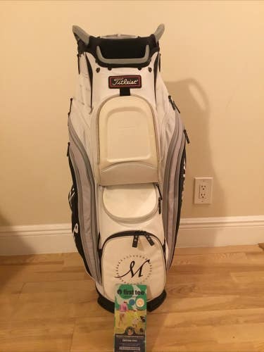 Titleist Cart 15 Golf Bag with 15-way Dividers & Rain Cover