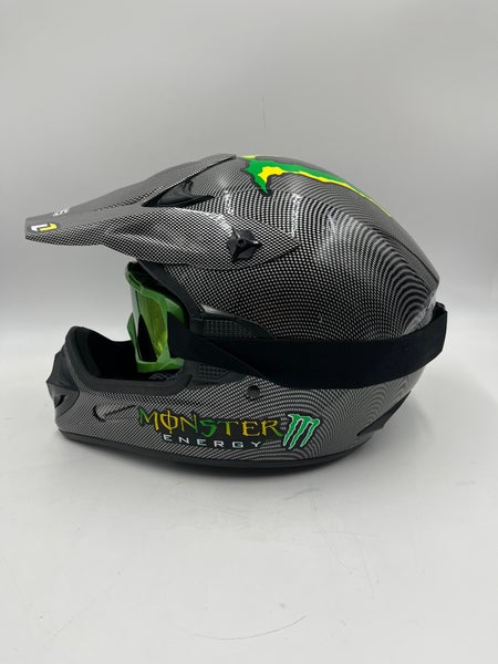 TMS fmvss 218 Large motocross atv helmet with googles -Monster
