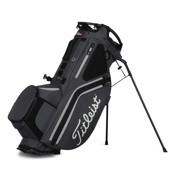 TITLEIST HYBRID 14 STAND BAG CHARCOAL/BLACK/GREY