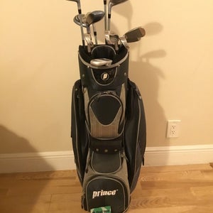 Prince Ladies Tour SST Full Set (D, 3W, 5W, 4H, 5H, 6-PW-SW, Putter) & Cart Bag