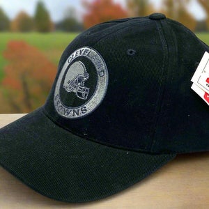 Cleveland Browns Vintage Late '90s NFL Black Adjustable NOS Cap (New)