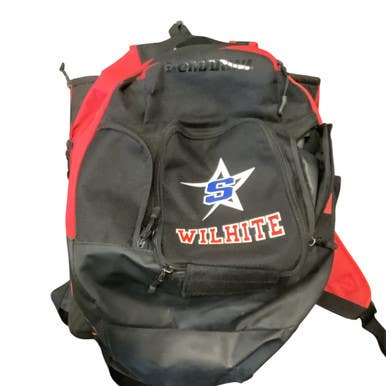Used Demarini VOODOO OG BB/SB Player Backpack Black And Red 11479-S000402235