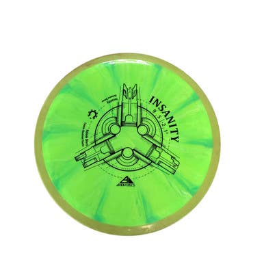 Used Axiom INSANITY Disc Golf Driver Yellow 11479-S000402202
