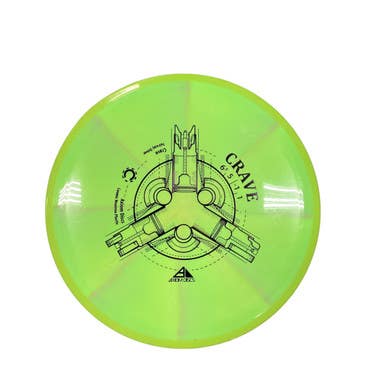 Used Axiom CRAVE Disc Golf Driver Yellow 11479-S000402187