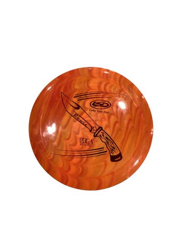 Used Lone Star Disc BOWIE Disc Golf Driver Orange 11884-S000051440