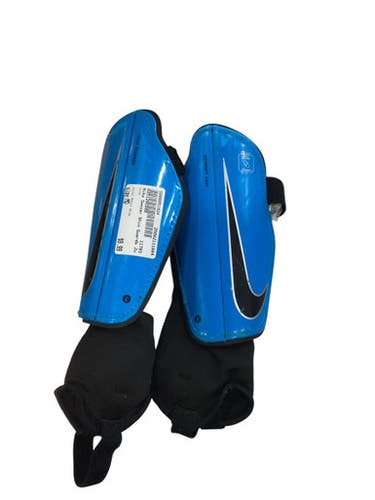 Used Nike Soccer Shin Guards Junior Royal Blue MD 11884-S000051424
