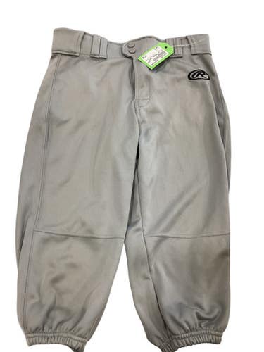 Used Rawlings BASEBALL PANTS BB/SB Pant Boys Grey XL 11884-S000051399