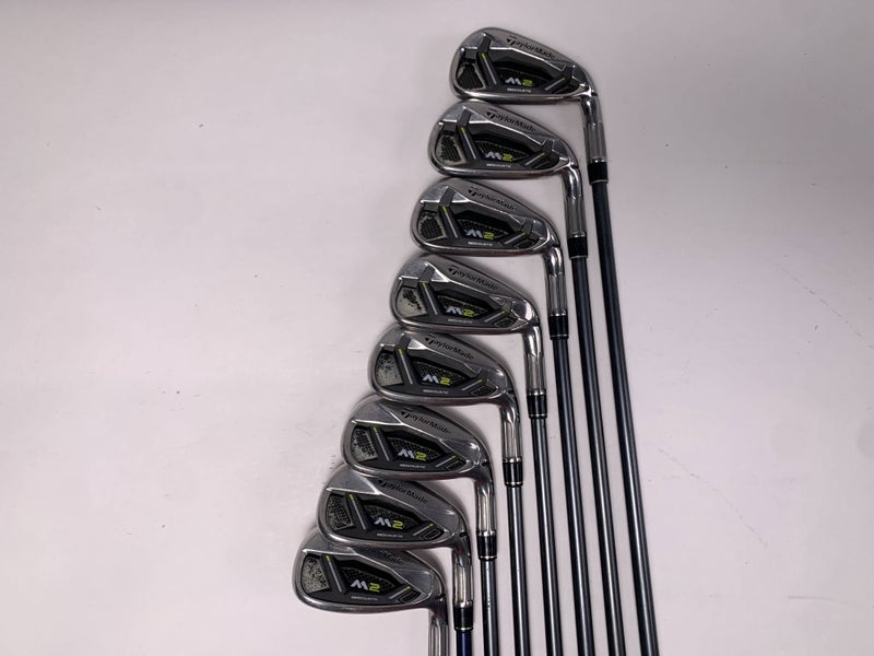 TaylorMade M2 Iron Set 4-PW+GW REAX 65g Regular Graphite Mens RH