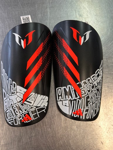 Used Adidas Soccer Shin Guards Adult Black LG 11868-S000064924