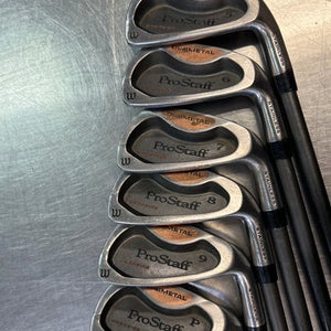 Used Wilson PRO STAFF Mens Iron Set RH 5I-PW 11868-S000064911