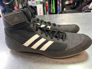 Used Adidas Wrestling Shoes Black Senior 9.5 11868-S000064871