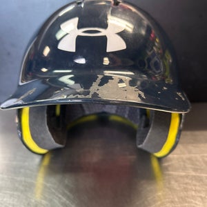Used Under Armour UABH110MM USA Batting Helmet No Mask Navy Blue XS 11868-S000064446
