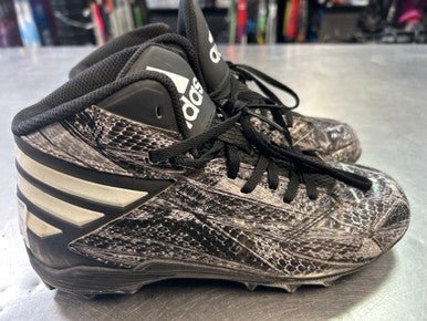 Used Adidas Jr FB Cleats Black Junior 06 11868-S000064423