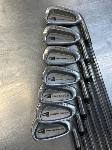 Used Dynacraft COPPERHEAD Mens Iron Set RH 3I-9I 11868-S000064389