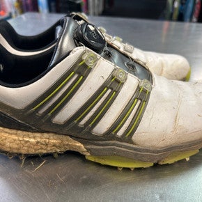 Used Adidas Mens Golf Shoes White Senior 9.5 11868-S000064305