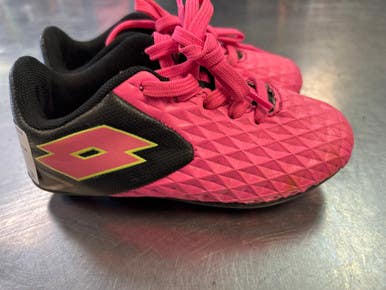 Used Lotto Soccer Cleats Pink Youth 10.0 11868-S000063737