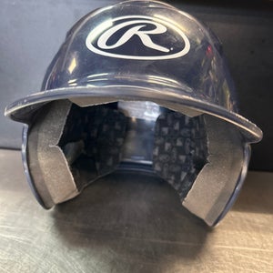 Used Rawlings CFTBH-R1 Batting Helmet No Mask Navy Blue SM 11868-S000063647