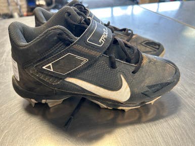 Used Nike TROUT BB/SB Cleats Black Junior 06 11868-S000063609