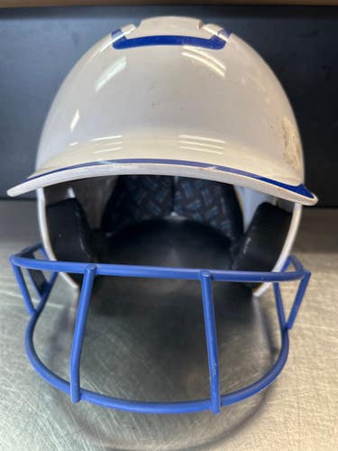 Used Champro HELMET Batting Helmet w/Mask White LG 11868-S000064806