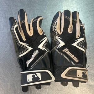 Used Franklin BB/SB Batting Gloves Black XS 11868-S000064740