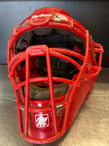 Used MacGregor NONE Catchers Mask Red 11868-S000064569