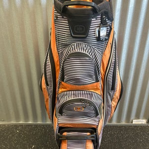 Used Ogio CART BAG Mens Cart Bag Orange 11868-S000064568