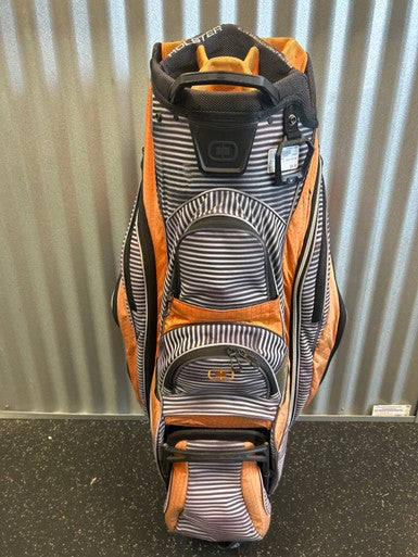 Used Ogio CART BAG Mens Cart Bag Orange 11868-S000064568
