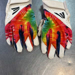 Used Easton BB/SB Batting Gloves White LG 11868-S000064084