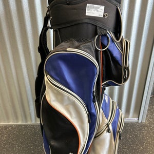 Used Slazenger CART BAG Mens Cart Bag Royal Blue 11868-S000064059