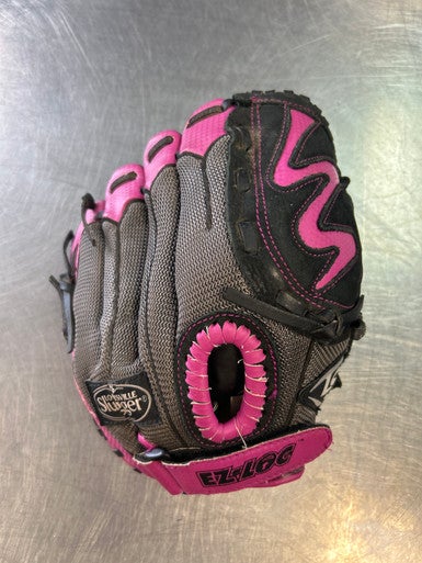 Used Louisville Slugger DIVA BB/SB Glove RH Throw Black 10 1/2" 11868-S000064036