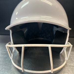 Used Champro HXT Batting Helmet w/Mask White SM 11868-S000063992