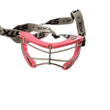 Used STX 4SIGHT +S GOGGLE Lacrosse Facial Protect Pink Junior 11760-S000080947