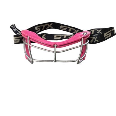 Used STX 4SIGHT +S GOGGLE Lacrosse Facial Protect Pink Junior 11760-S000080948