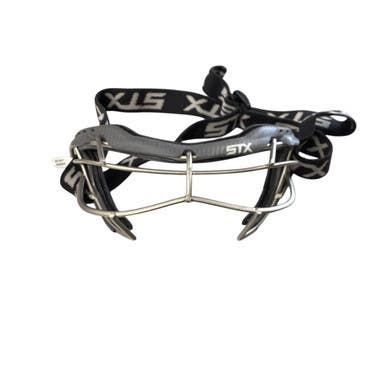 Used STX 4SIGHT +S GOGGLE Lacrosse Facial Protect Black Junior 11760-S000080946