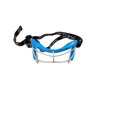 Used STX 4SIGHT +S GOGGLE Lacrosse Facial Protect Royal Blue Junior 11760-S000080944
