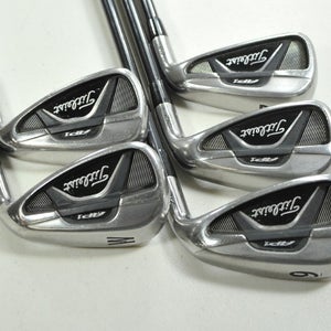 Titleist 712 AP1 7-PW,W Iron Set Regular Flex Right Tour AD 65g Graphite #201529