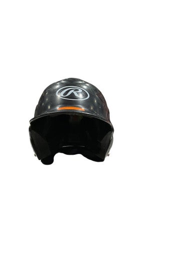 Used Rawlings BB HELMET Batting Helmet No Mask Black MD 11847-S000028714