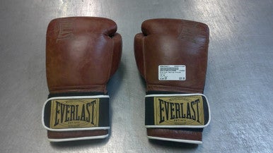 Used Everlast Boxing Gloves Brown SM 11339-S000193671