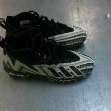Used Adidas Jr FB Cleats Black Junior 03 11339-S000193656