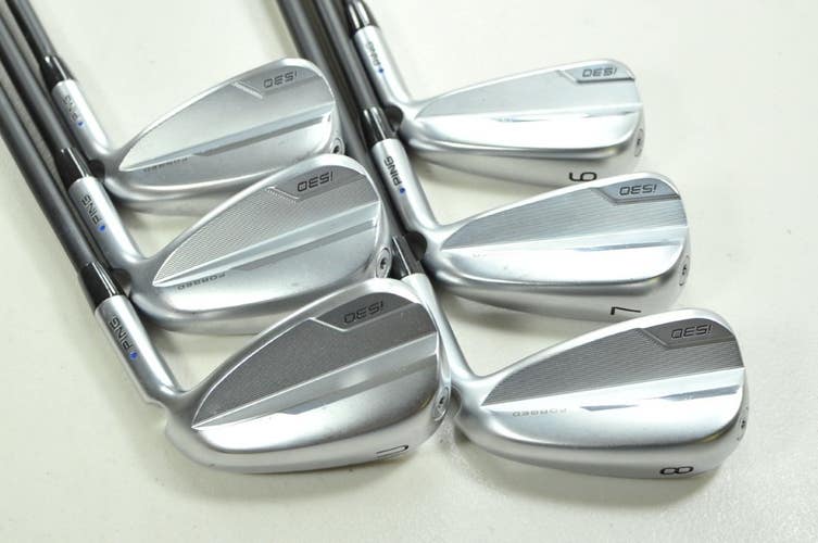 Ping i530 6-W,UW Iron Set Senior Flex Blue Dot Right Alta CB Graphite # 201552