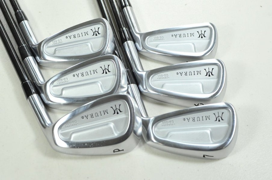 Miura CB-501 5-PW Iron Set Stiff Flex Right Tour AD 55 Graphite Design # 201645