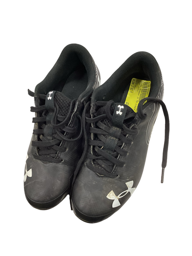 Used Under Armour Jr FB Cleats Black Junior 03.5 11613-S000166563