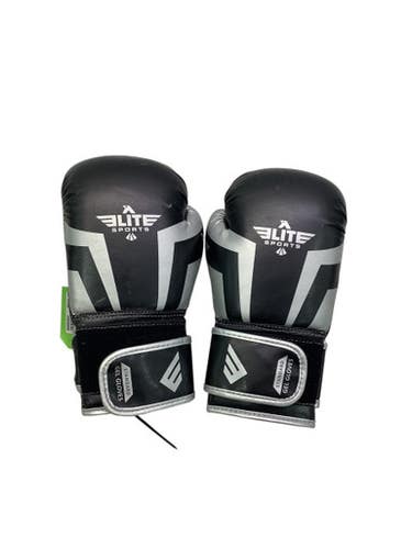 Used ELITE SPORTS 6OZ Boxing Gloves Black SM 11347-S000253923