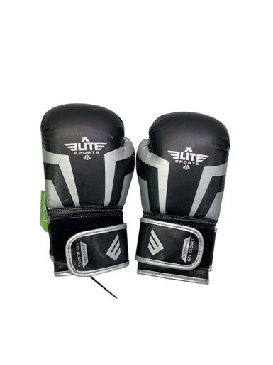 Used ELITE SPORTS 6OZ Boxing Gloves Black SM 11347-S000253923