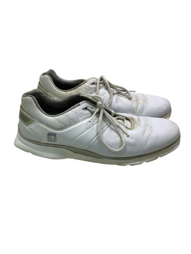 Used Foot Joy PRO SL Mens Golf Shoes White Senior 9.5 11347-S000253924