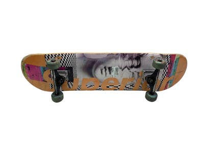 Used SUPERIOR SKATEBOARD Complete Skateboard Orange Regular 11347-S000253913