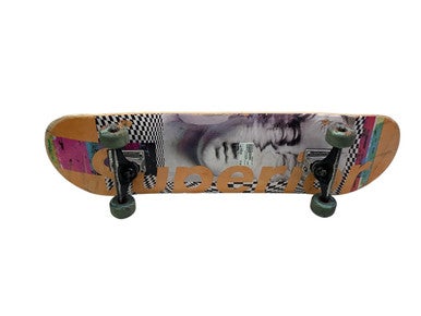 Used SUPERIOR SKATEBOARD Complete Skateboard Orange Regular 11347-S000253913