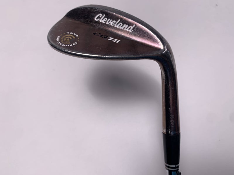 Cleveland CG15 Black Pearl Gap Wedge GW 52* 10 Bounce Wedge Steel Mens RH